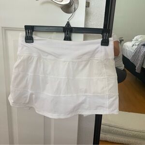 Lululemon White Tennis Skirt